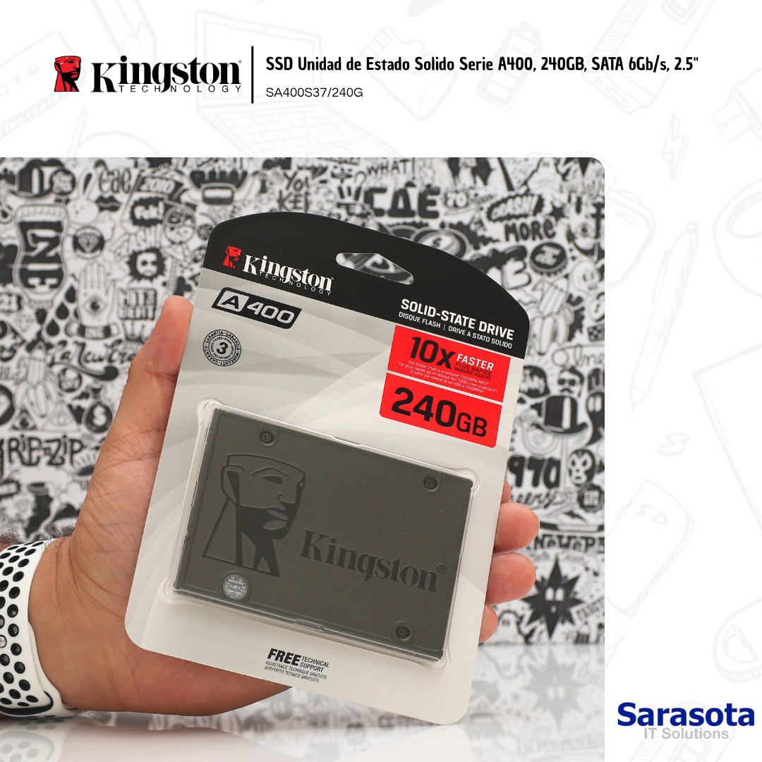 accesorios para electronica - Kingston SSD de 240Gb Serie A400 0