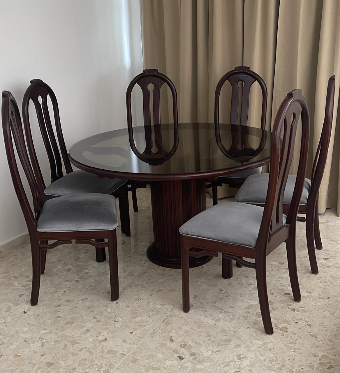cocina - COMEDOR DE 6 SILLAS EN CAOBA 0