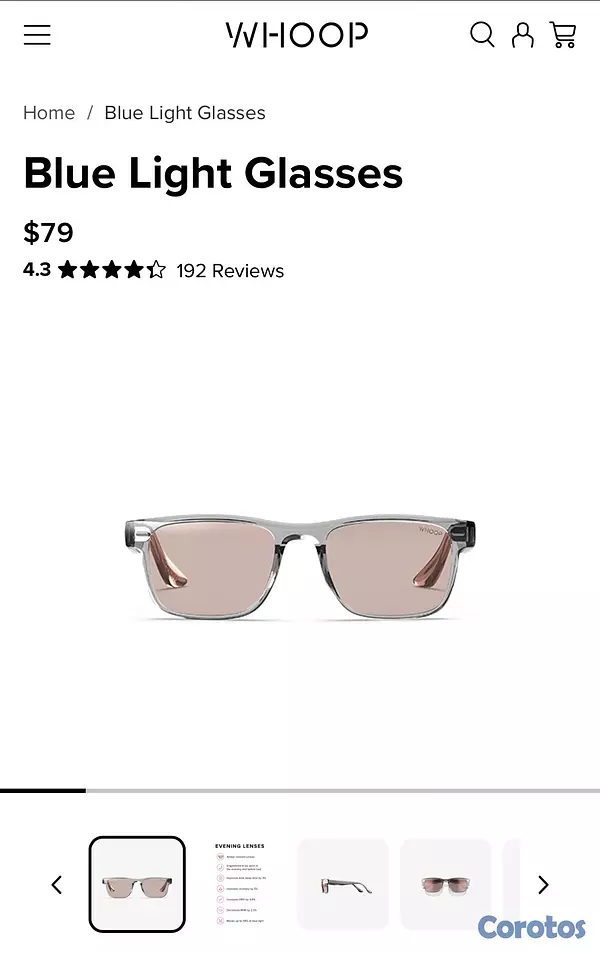 joyas, relojes y accesorios - LENTES WHOOP 2