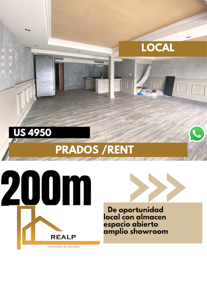 oficinas y locales comerciales - Amplio local en los prados 200m 0