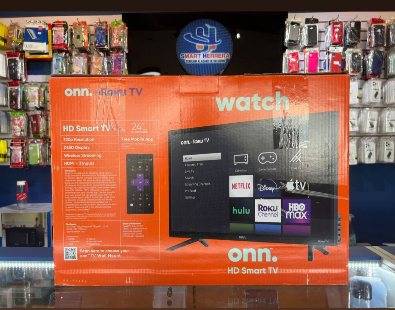 tv - SMART TV ONN 24 PULGADAS ROKU NUEVAS  0