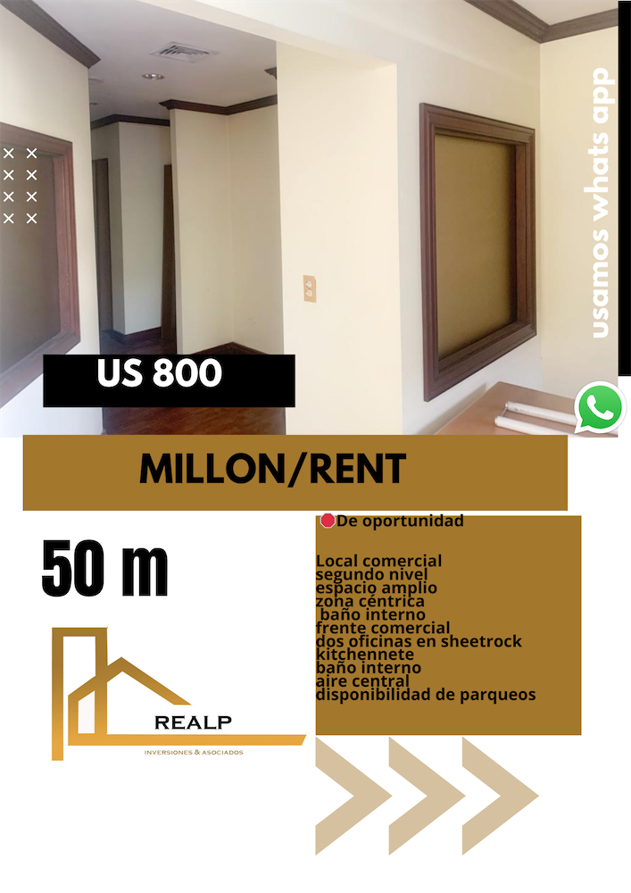 oficinas y locales comerciales - Local céntrico en el millon  0
