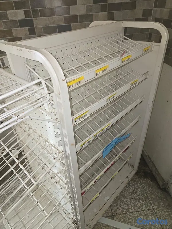 equipos profesionales - Gondola móvil Supermercado / canastos caldos  3