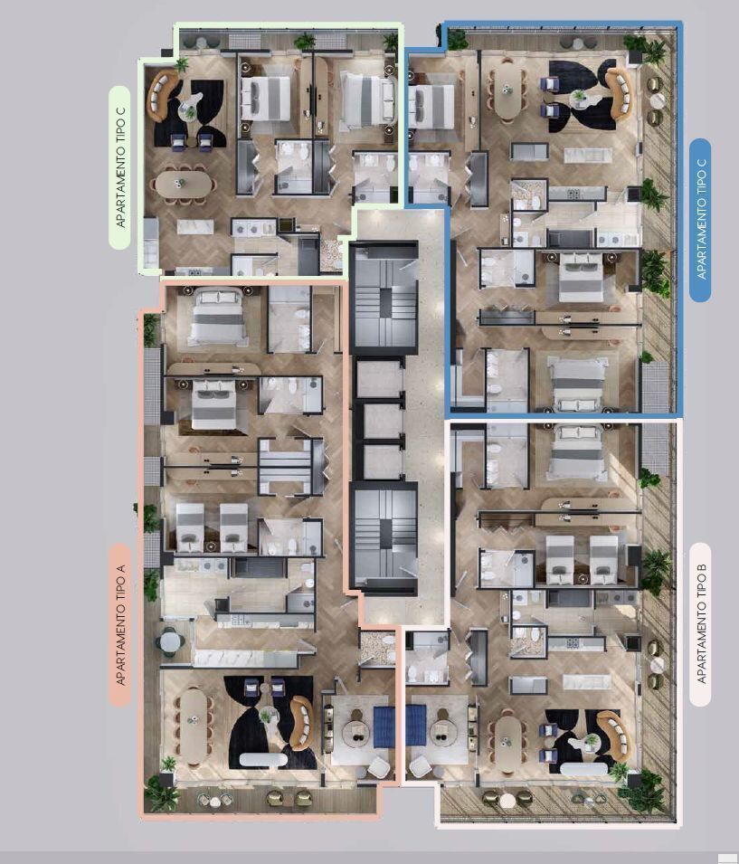 apartamentos - Apartamentos en Piantini de 2 y 3 habitaciones  3