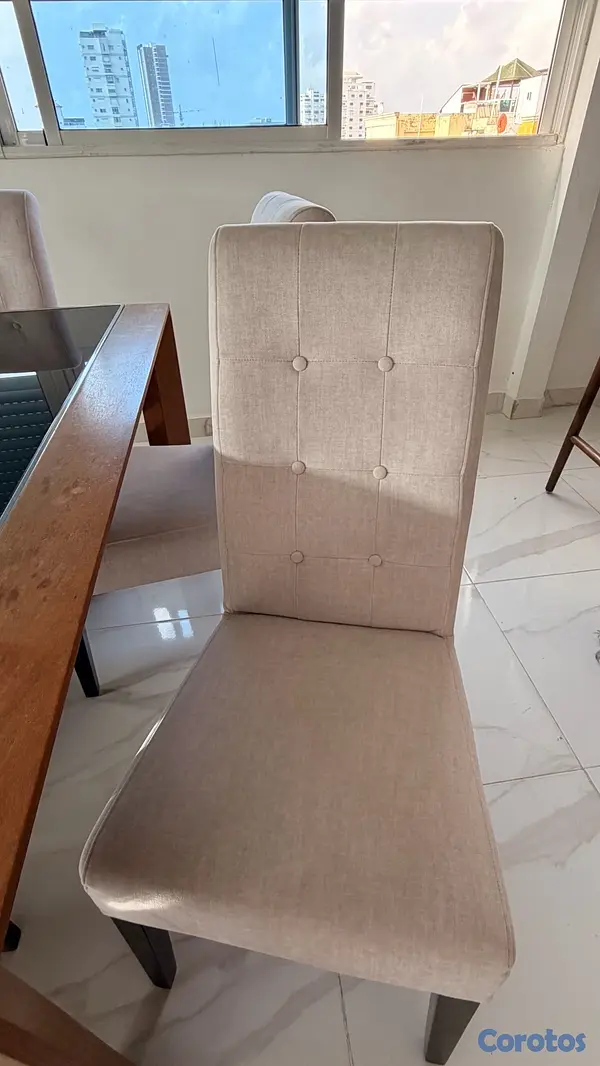 muebles y colchones - juego de mesa de comedor  3