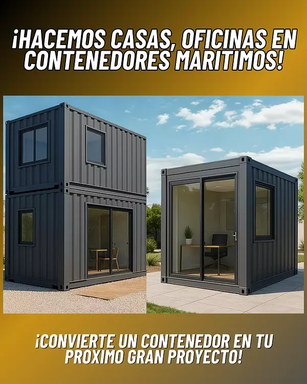 oficinas y locales comerciales - Contenedores en casas y oficinas  1