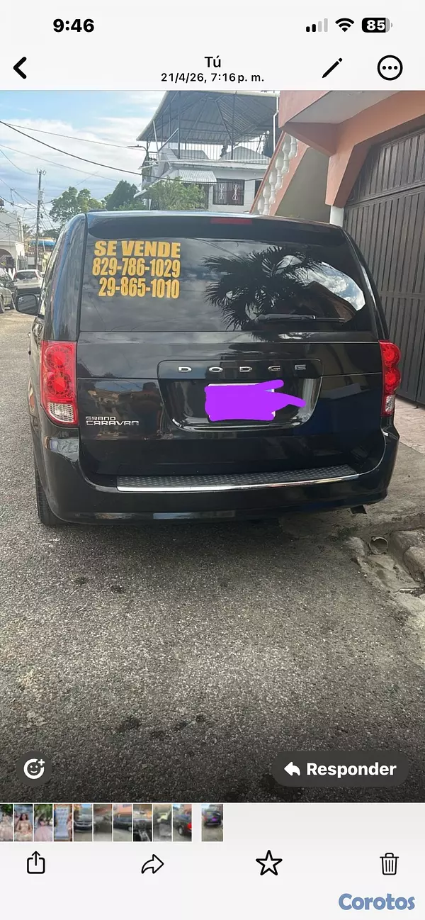 otros vehiculos - vendo Dodge Caravan 2012 6