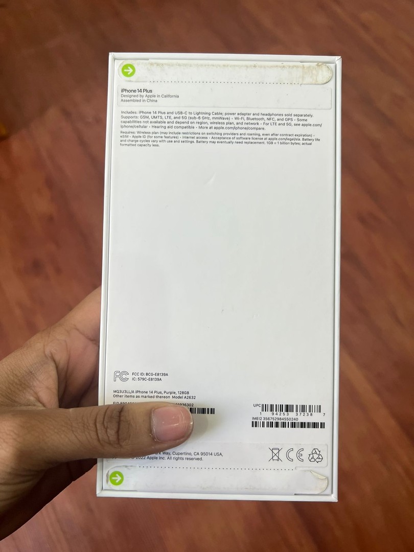 celulares y tabletas - iPhone 14 Plus 128gb Sellado E-sim CLEAN 3