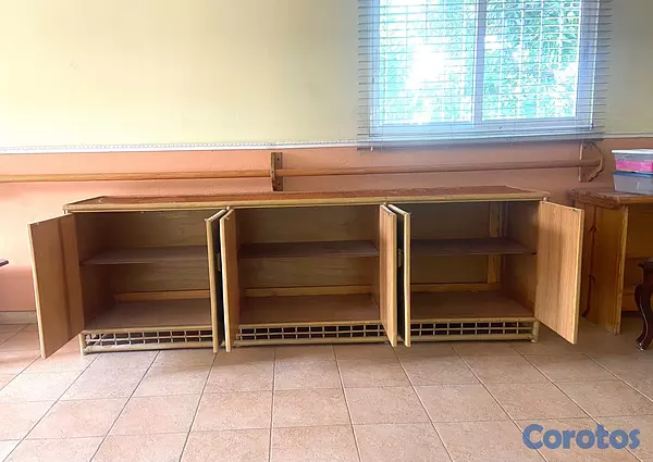muebles y colchones - Mueble estante en mimbre 1