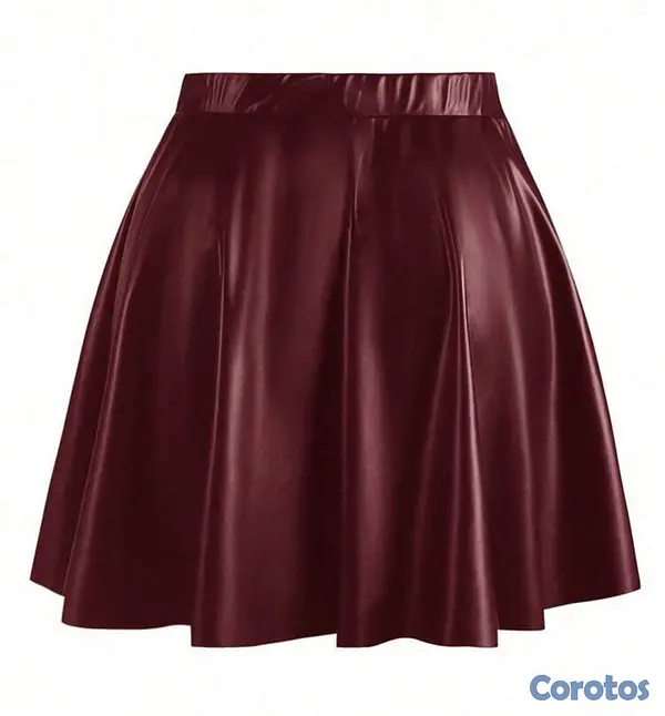 ropa para mujer - FALTA EN TELA LEATHER 2