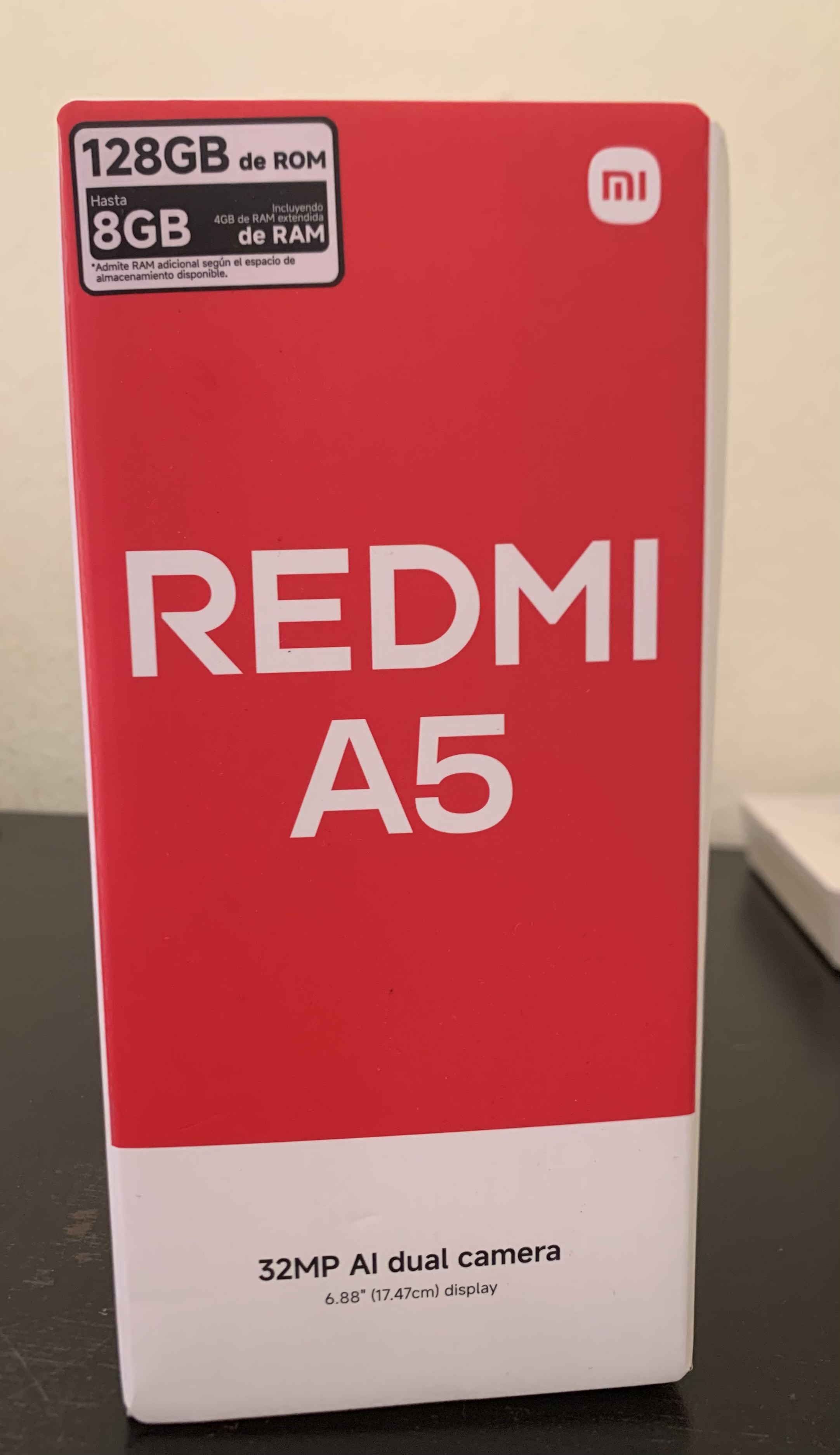 celulares y tabletas - Redmi A5 128 gb, forro y cargador Nuevo en su caja 0