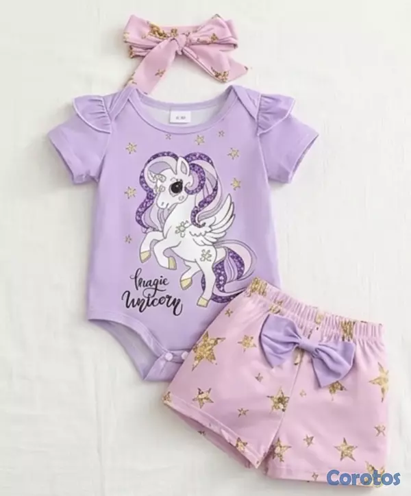 ropa y zapatos - set de 3 piezas para niñas  3
