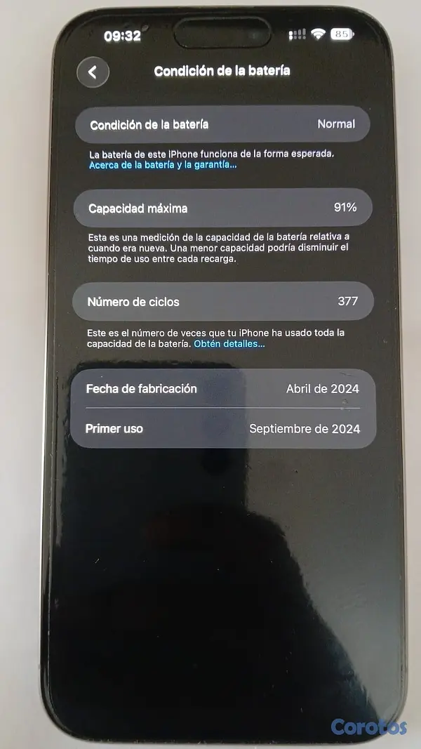 celulares y tabletas - 📱 iPhone 15 Pro Max 512GB – Natural Titanium – 10/10 🔥 3