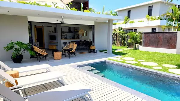 casas vacacionales y villas - Las Terrenas - Playa las ballenas - Moderna villa amueblada - 3 Habitaciones  2