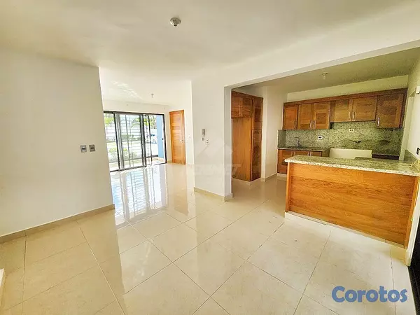 apartamentos - APARTAMENTO CON PATIO LOS LAURELES SANTIAGO  4