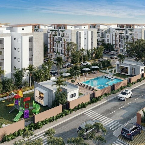 apartamentos - Proyecto en venta Punta Cana #23-2226 dos dormitorios, piscina, jacuzzi, ascenso 4