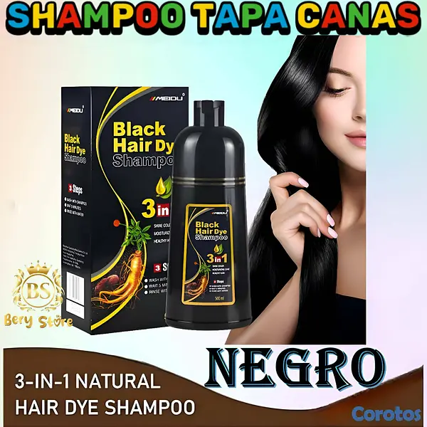salud y belleza - SHAMPOO CUBRE CANAS | SHAMPOO TAPA CANAS | SHAMPOO TAPA CANAS 3 EN 1 |  2