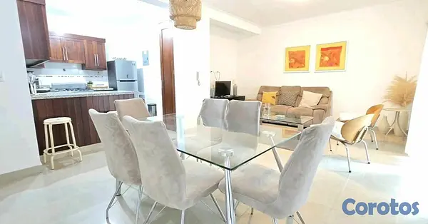 apartamentos - ALQUILÓ 1er piso amueblado cerro hermoso a 2 minutos de unión medica 5