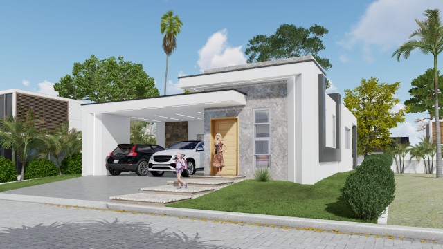 casas - Casa ubicada  solo 4 minutos de la playa en construcción con financiamie 0