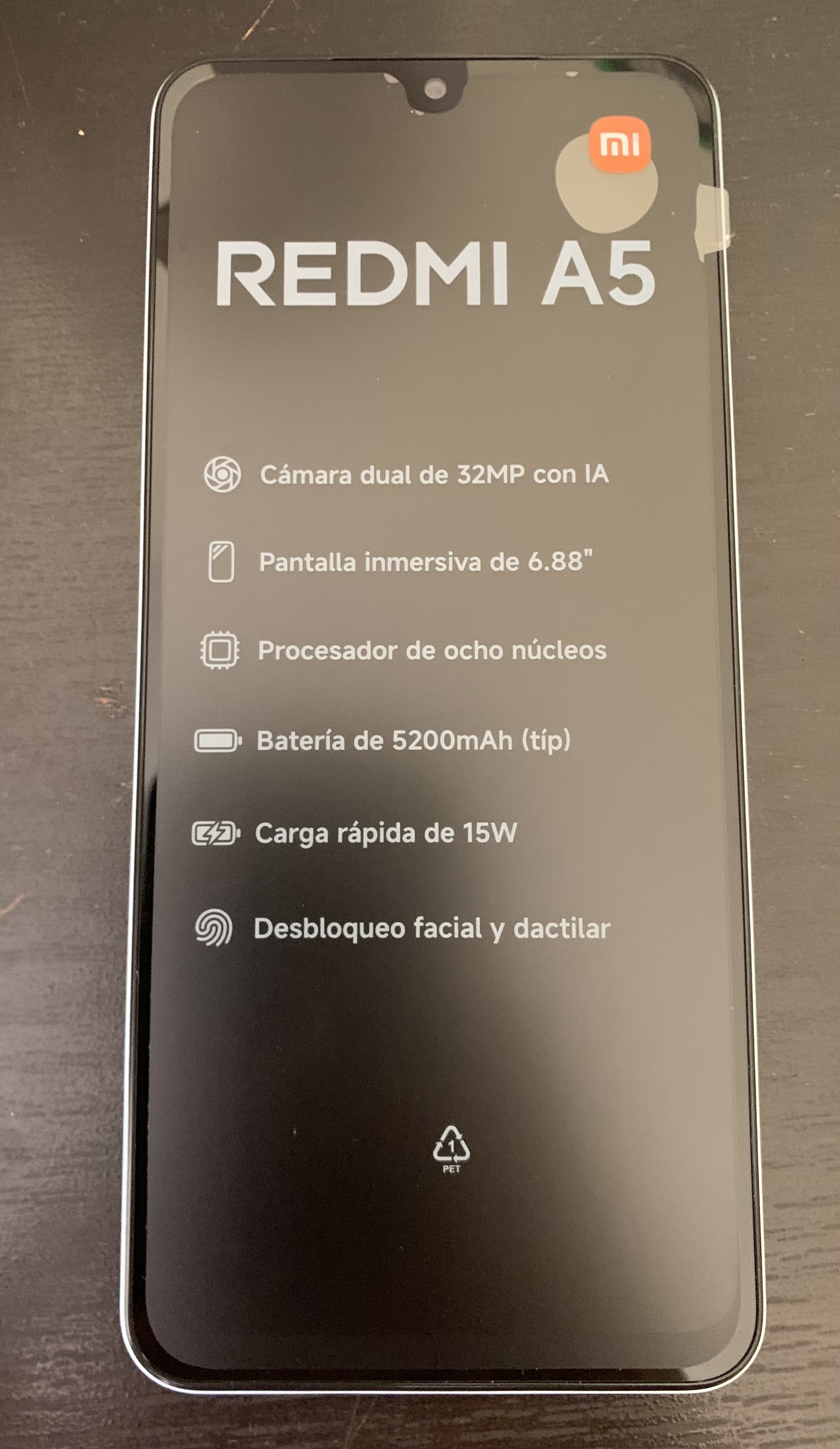 celulares y tabletas - Redmi A5 128 gb, forro y cargador Nuevo en su caja 1