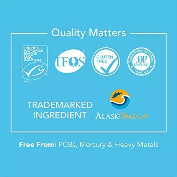 Salud y Equipamiento Médico - Aceite De Pescado Omega-3  Salvaje De Alaska 5