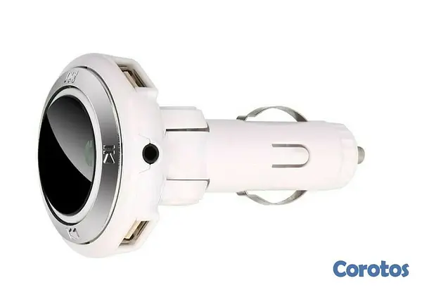 otros electronicos - Adaptador via FM para radio de vehiculos con función bluetooth, USB G9 2