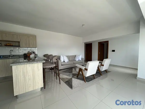 apartamentos - Alquiler apartamento moderno de 3 habitaciones en  2