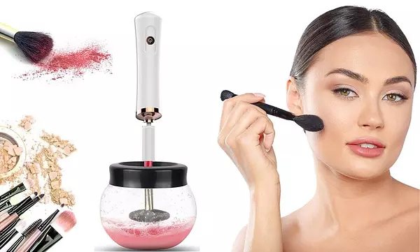 salud y belleza - LIMPIADOR DE BROCHAS DE MAQUILLAJE ELÉCTRICO. 4