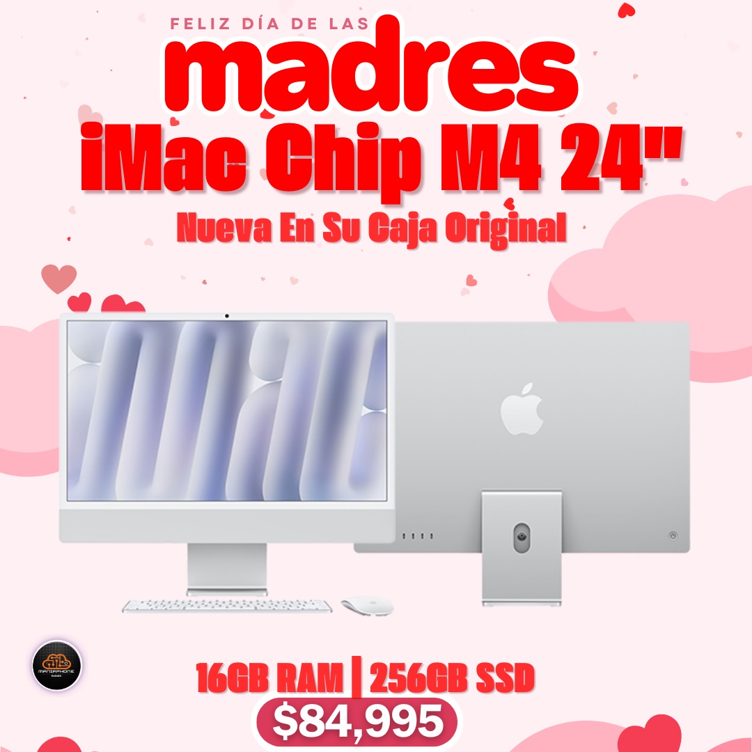 computadoras y laptops - Oferta iMac 24” Chip M4 16GB RAM | 256GB SSD Nueva Con Garantía Apple 