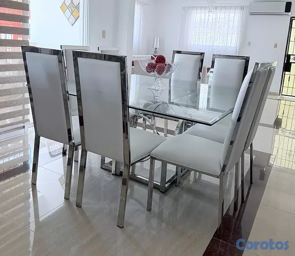 muebles y colchones - COMEDOR ACERO INOXIDABLE  4