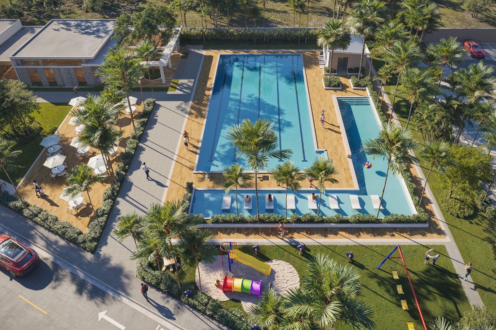apartamentos - venta de apartamentos con piscina en la autopista de san isidro Santo Domingo 3
