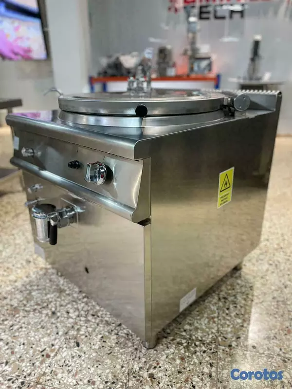 equipos profesionales - Marmita a gas industrial olla sopera caldo salsa 8