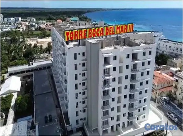 apartamentos - APTO CON VISTA AL MAR EN BOCA CHICA, TORRE BOCA DE 2