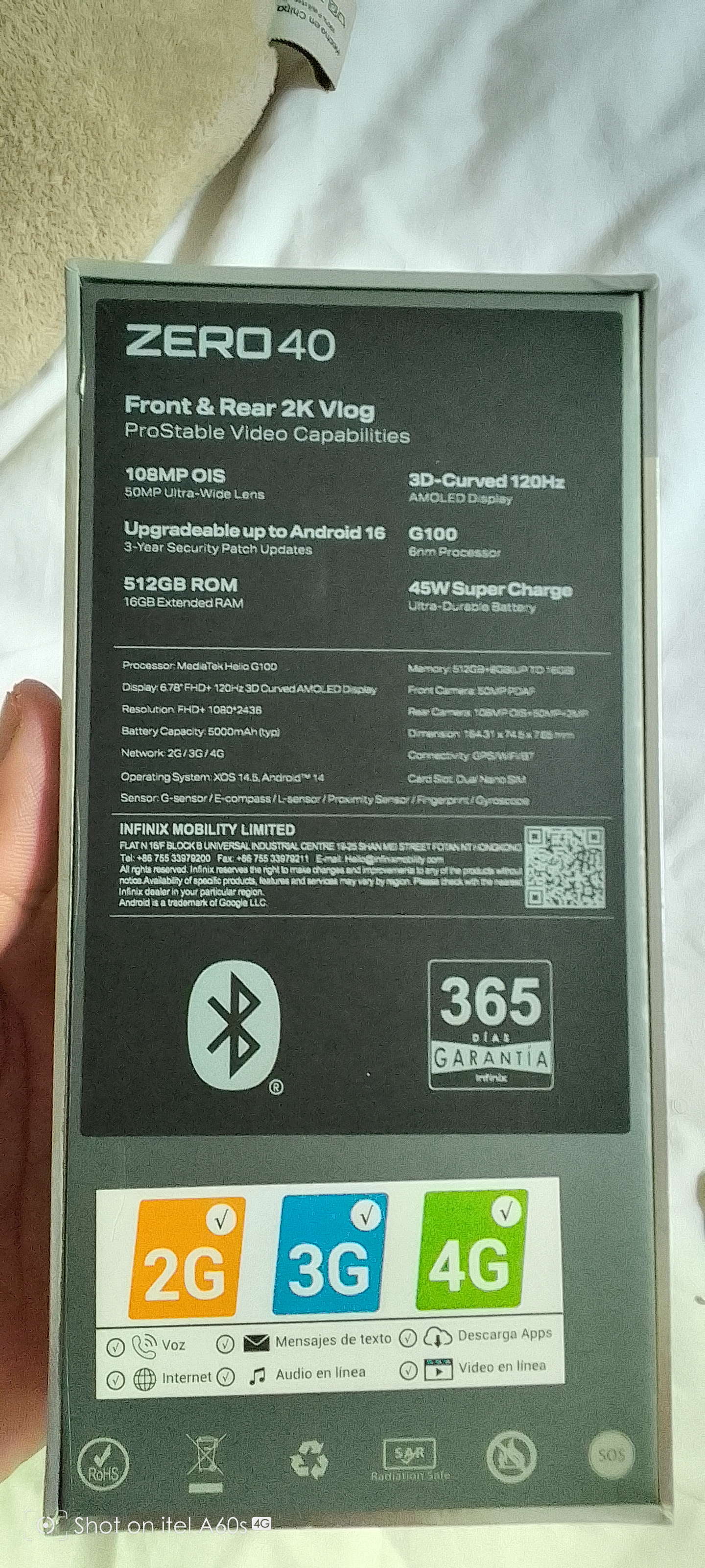 celulares y tabletas - Infinix Zero 40, comprado en Diciembre 2024. 1