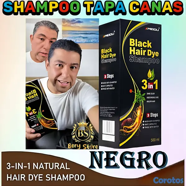 salud y belleza - SHAMPOO CUBRE CANAS | SHAMPOO TAPA CANAS | SHAMPOO TAPA CANAS 3 EN 1 |  5