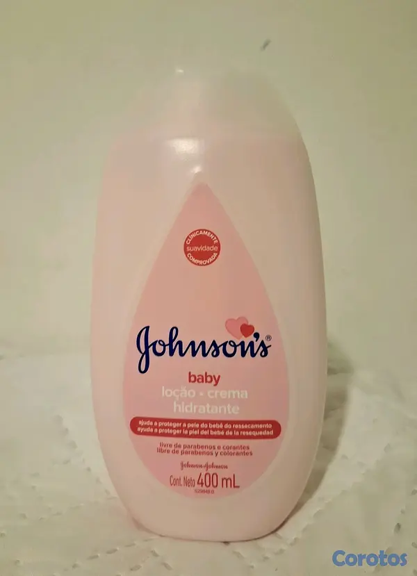 cuidado y nutricion - Crema hidratante Johnsons.
 2