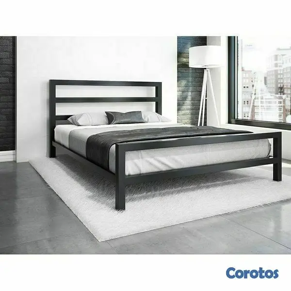 muebles y colchones - base de cama en hierro  7