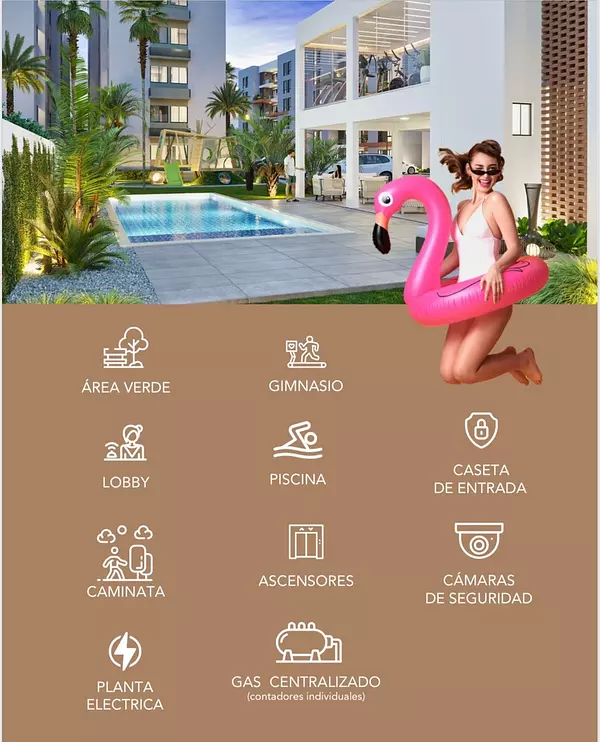 apartamentos - Espectacular Proyecto con Piscina y Ascensor en Los Rieles  2