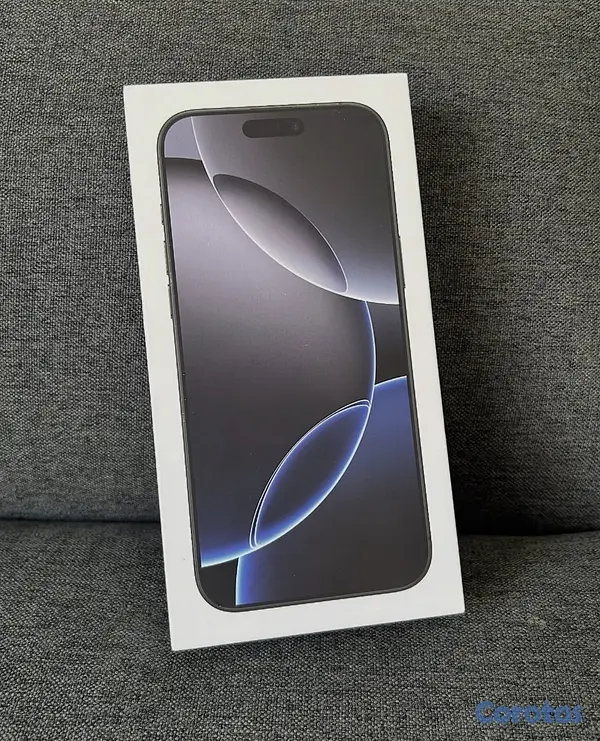 celulares y tabletas - Vendo iPhone 16 pro Max Negro de 1 tb.  Nuevo. 809 2