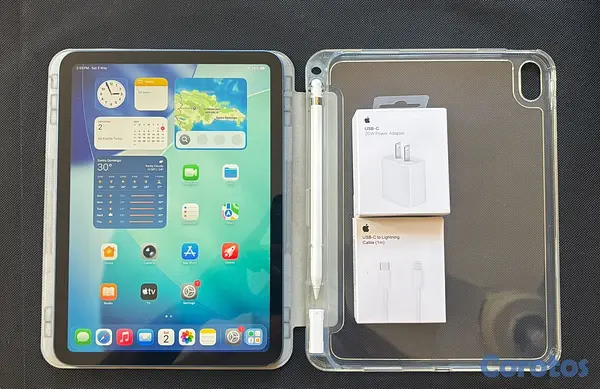 celulares y tabletas - ipad 10th gen Silver 64 GB WIFI + apple pencil. ** 1
