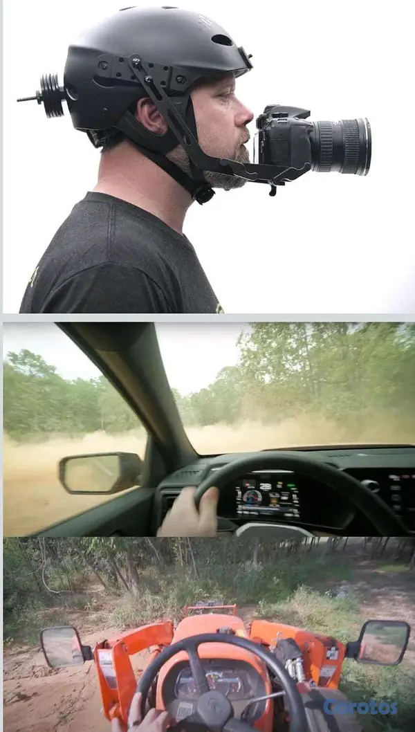 accesorios para electronica - venta de casco Glide Gear para grabar perspectiva P.O.V  2
