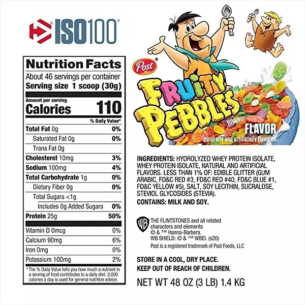 Salud y Equipamiento Médico - Proteina Iso 100 Afrutada 3 Lb 2