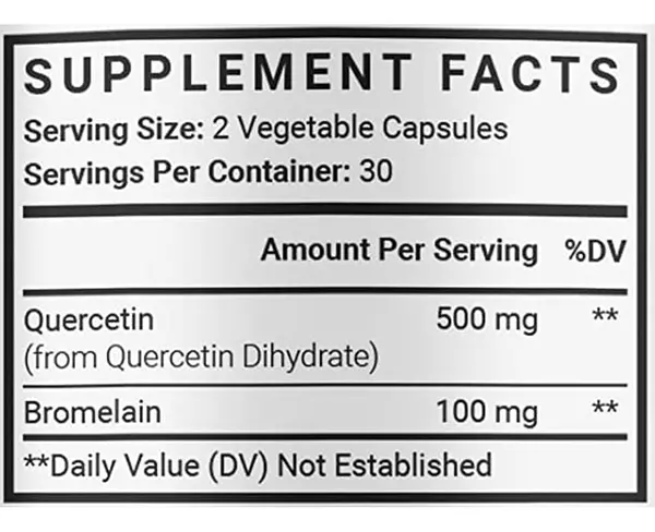 Salud y Equipamiento Médico - Luma Quercetina Bromelina 500 mg 2