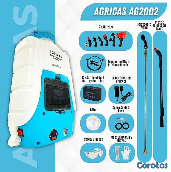 herramientas, jardines y exterior - ociador de mochila de 4.2 galones con batería 7
