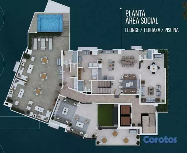 apartamentos - Proyecto ubicado en Evaristo Morales con diversas áreas de recreación social. 4