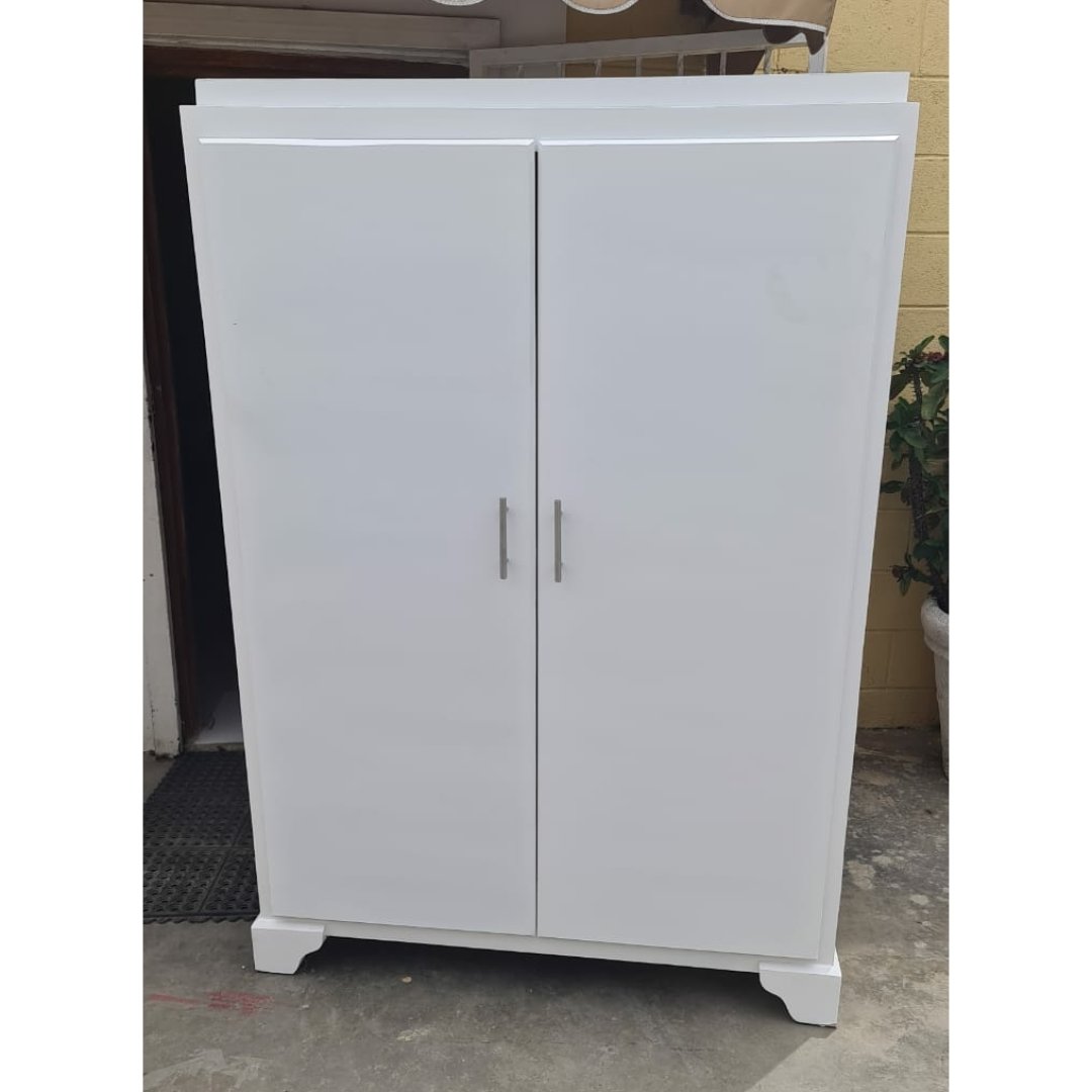 muebles y colchones - Closet  en color blanco grande 