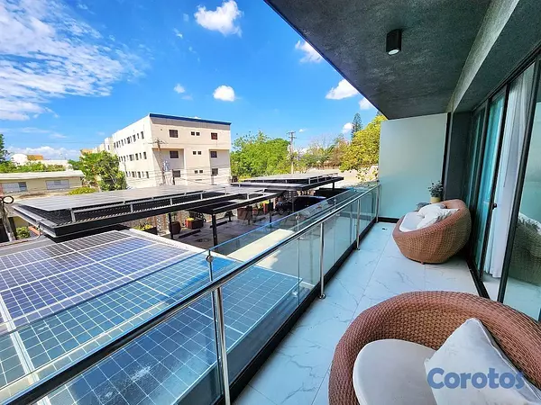 apartamentos - ESTUDIO CON ROOFTOP Y GIMNASIO PROXIMO PUCMM STGO. 10
