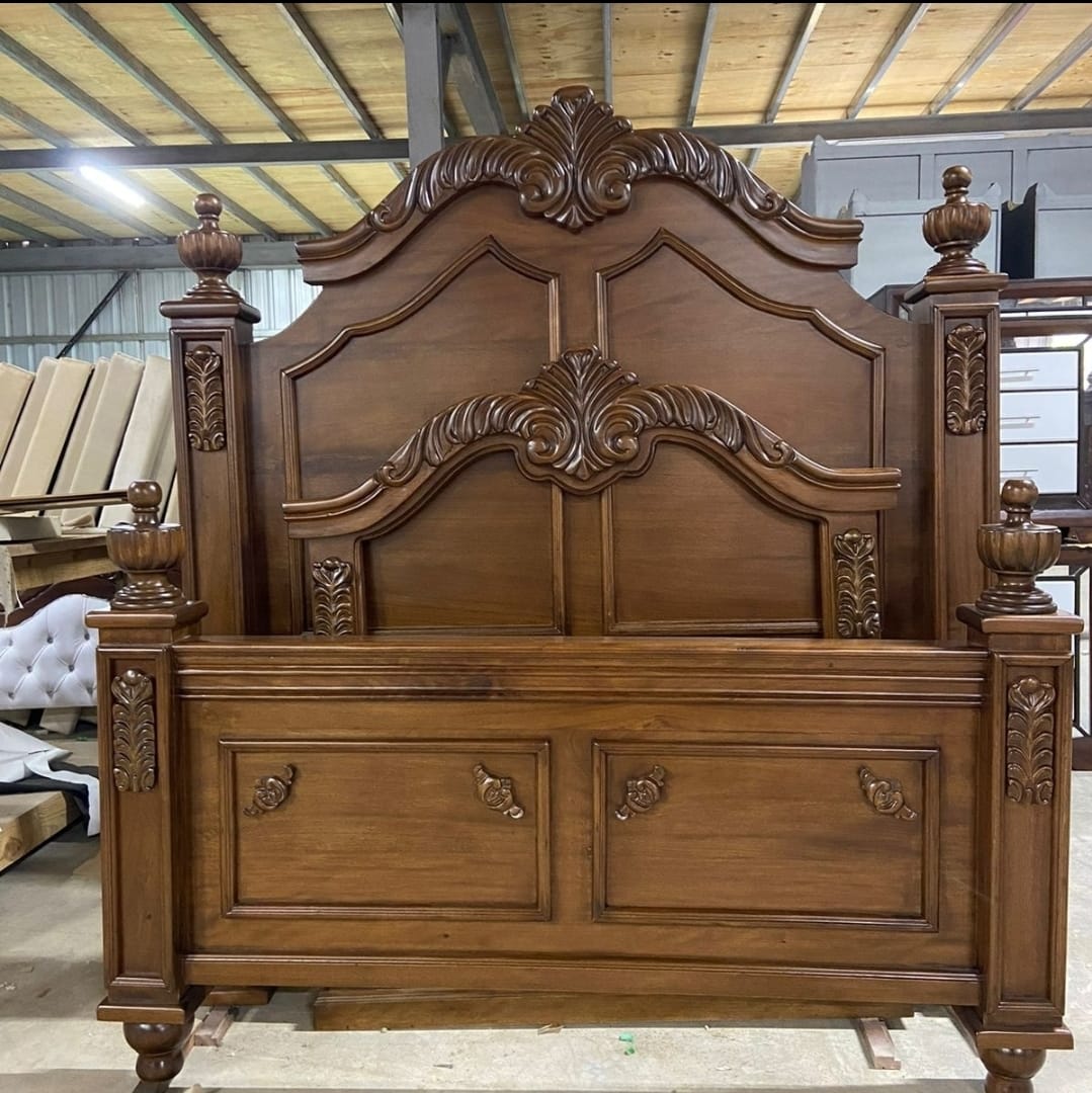 muebles y colchones - Juego de habitación en madera  1