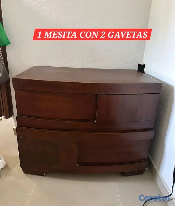 muebles y colchones - JUEGO DE HABITACIÓN EN VENTA, CAOBA PURA, EXCELENTE CONDICIONES. 7