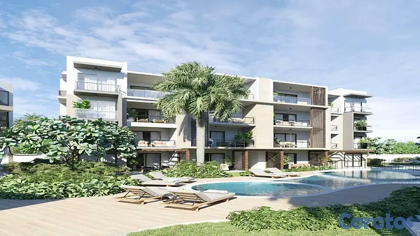 apartamentos - Apartamentos de 2 habitaciones en venta en Vista Cana 1